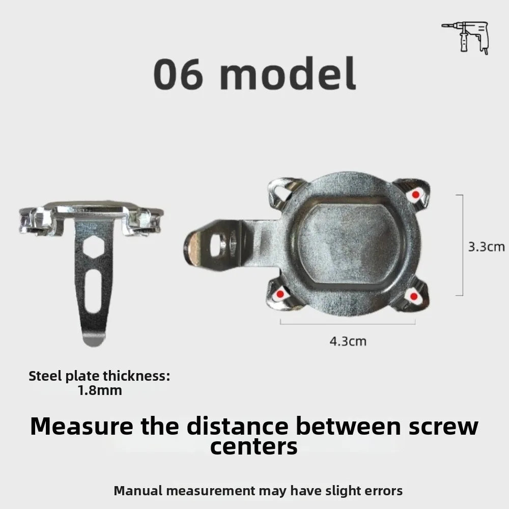 Steel Cordless Drill Belt Hook with Impact Plate | Workshop