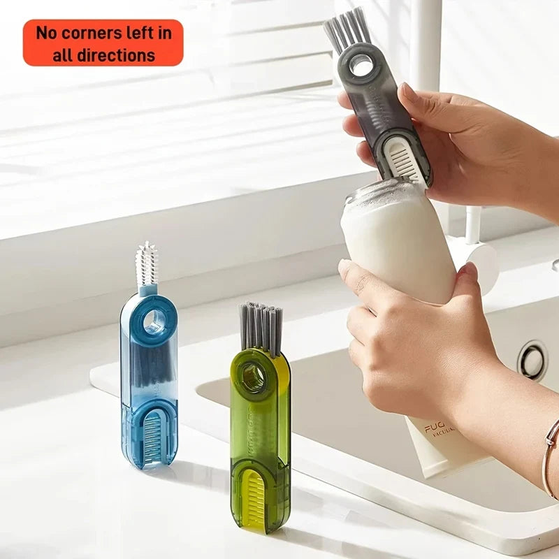 3-in-1 Cup Cleaning Brush – Thermos, Lid & Gap Scrubber