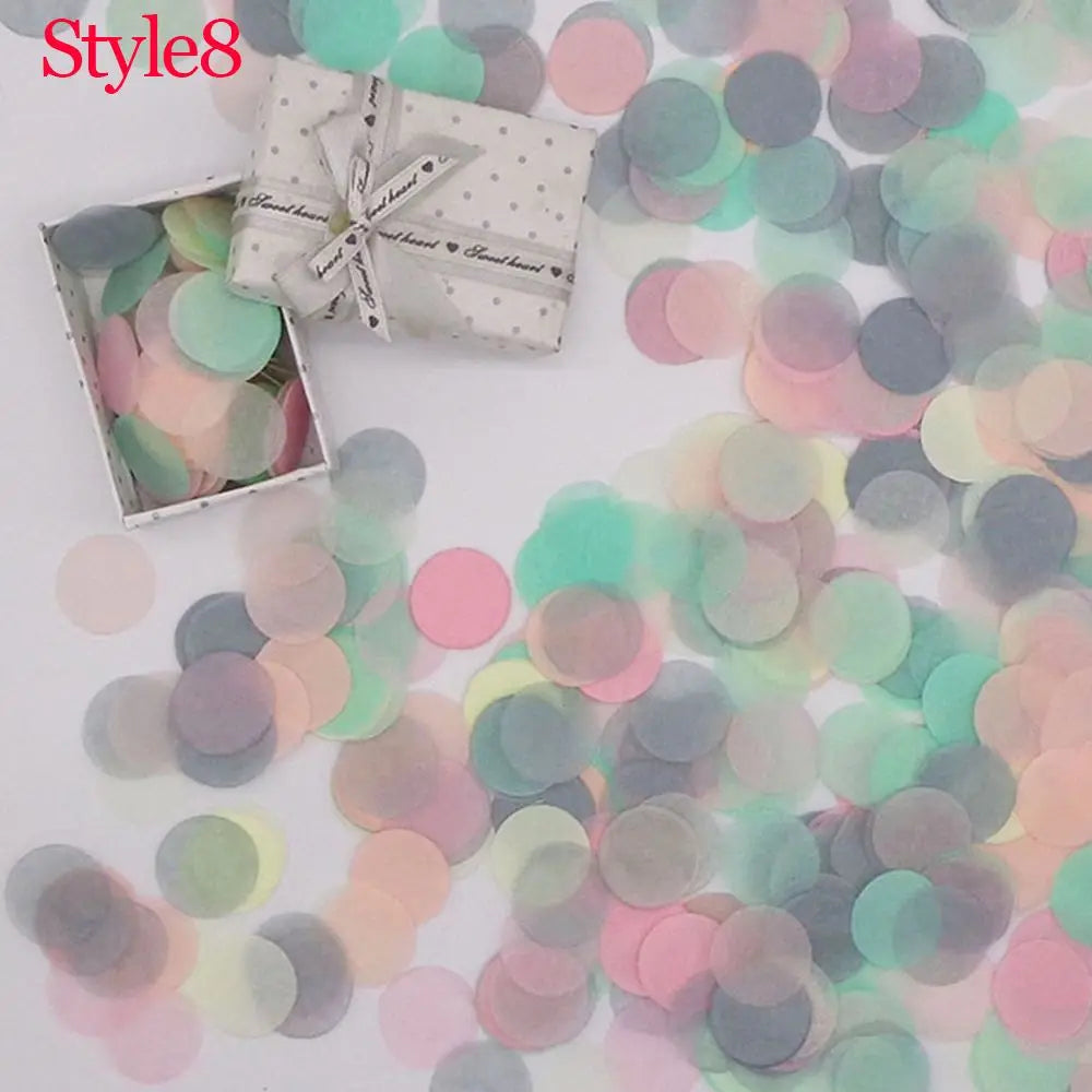 Round Confetti Tissue Paper 10g – Wedding & Party Decor