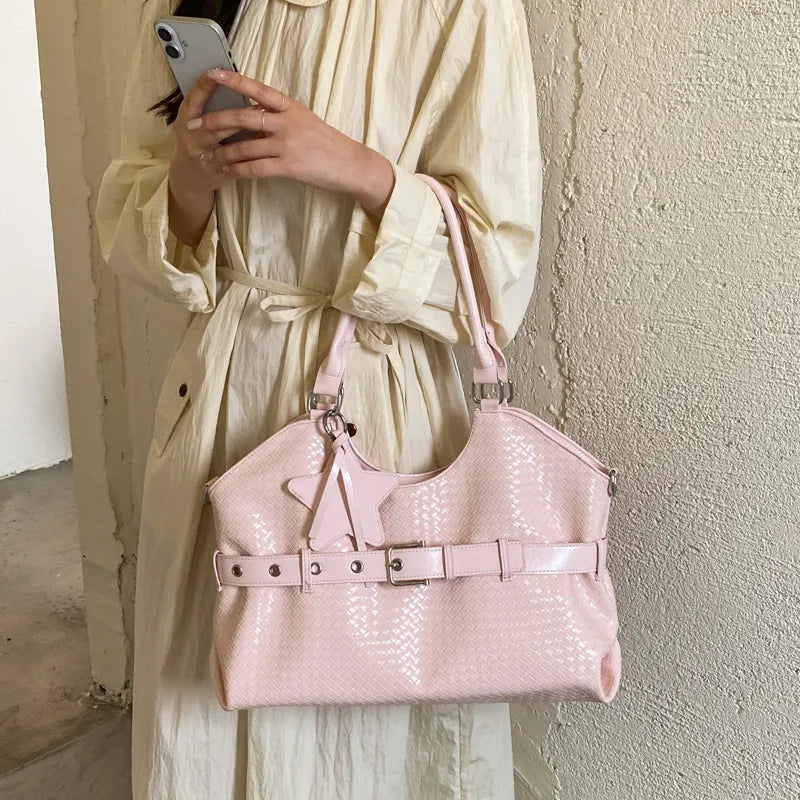 Nixie Morning 8 Large Capacity Soft Leather Tote Bag Women