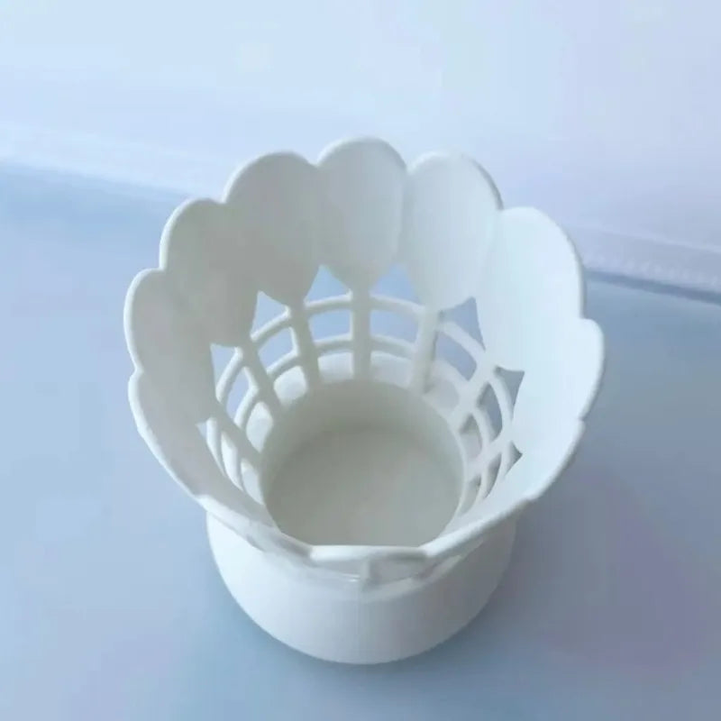 Badminton Shuttlecock Pen Holder | Hollow Desk Organizer Cup