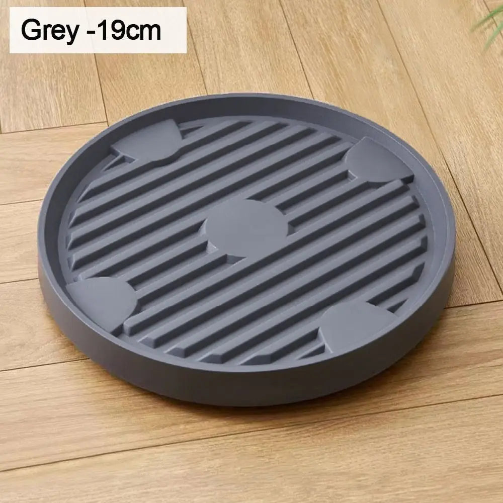 Rolling Plant Saucer with Wheels – Plastic Drip Tray for Pots