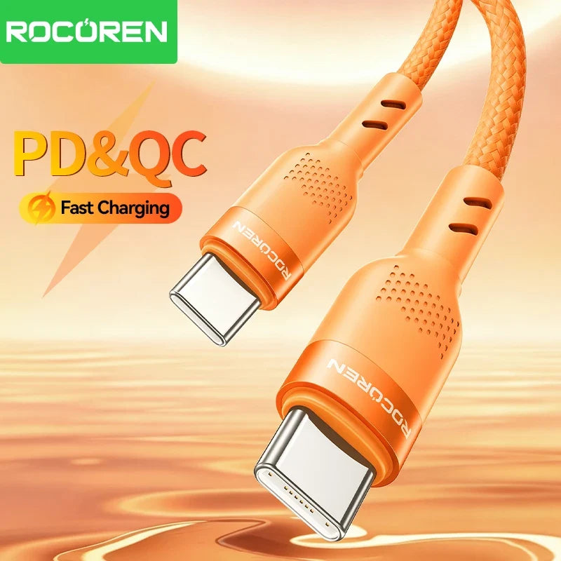 Rocoren 60W USB-C to USB-C Fast Charging Cable 1m/2m