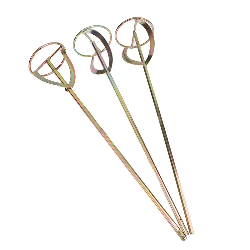 S-Shape Paint & Mortar Mixer Drill Attachment – Metal Stirring Rod
