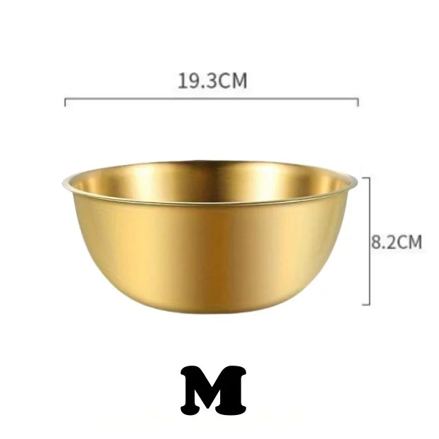 Stainless Steel Mixing Bowl Set with Scale – 1-3 Pcs