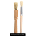 Wooden Handle Coffee Machine Cleaning Brush Set – Nylon