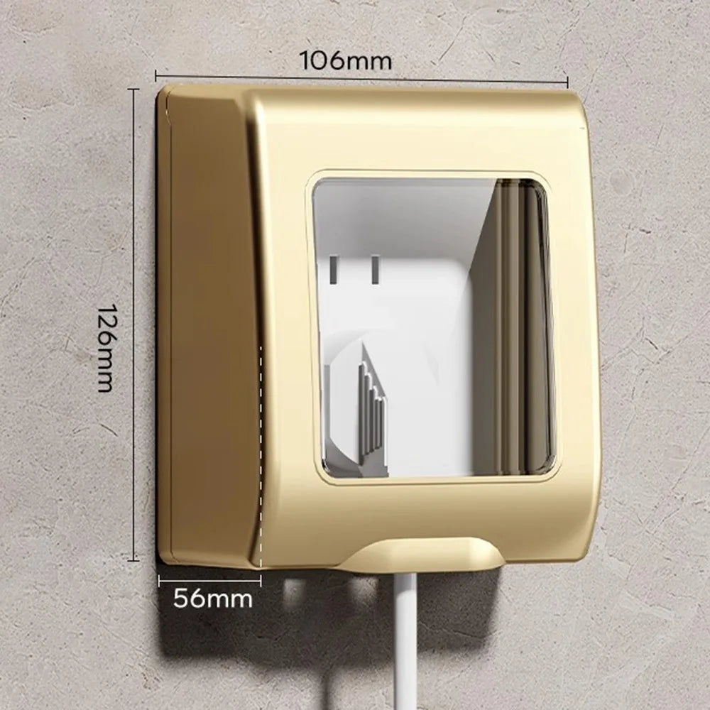 Waterproof Switch Cover | Transparent Splash-Proof Plug Box
