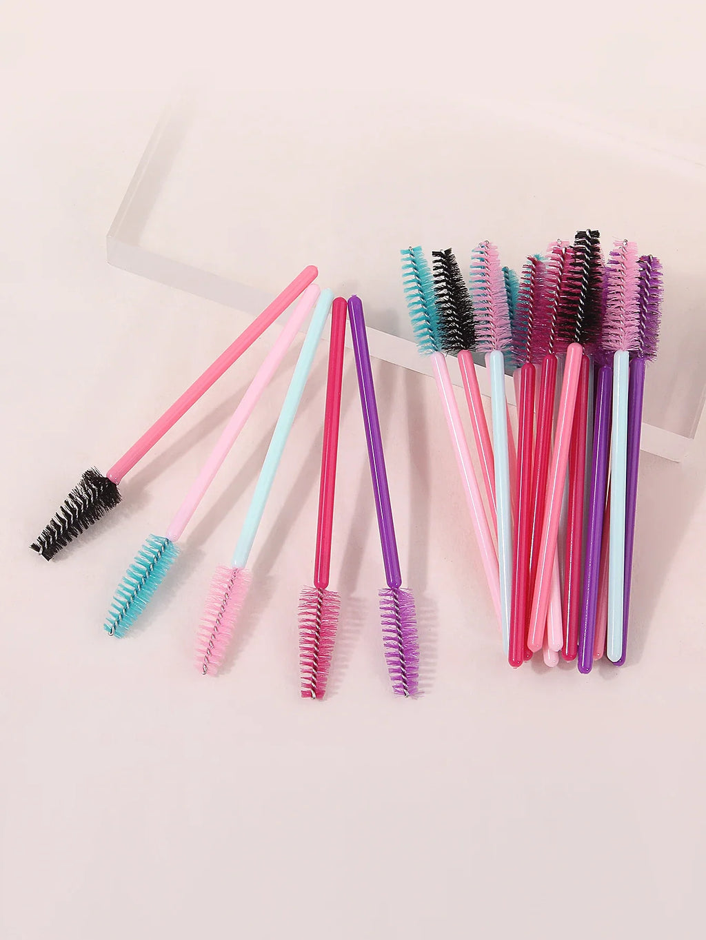 25 Pcs Eyelash Spoolie Brush Set – Mascara Wands & Eyebrow