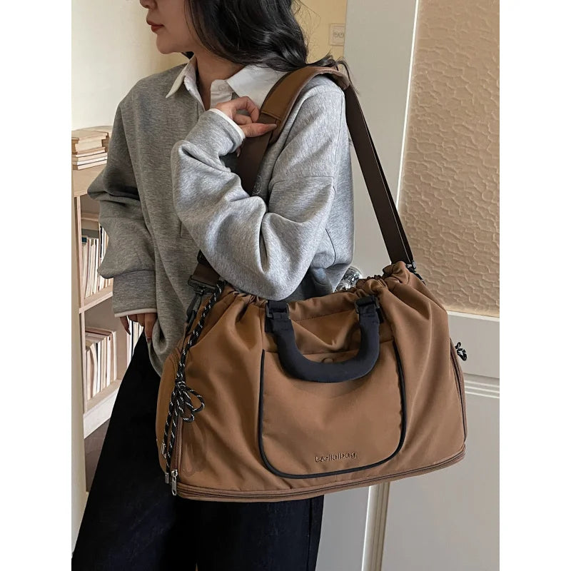 Nixie Large Travel Tote Bag – Expandable Gym & Weekend Bag