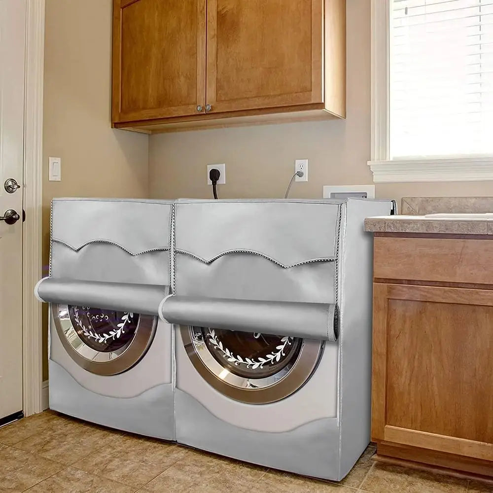 Waterproof Washing Machine Cover – Oxford Silver Front Load