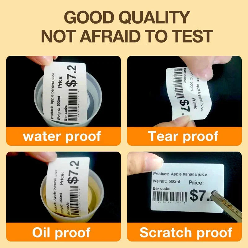 NiiMBOT B1 B21 Thermal Label Rolls – Waterproof Self-Adhesive