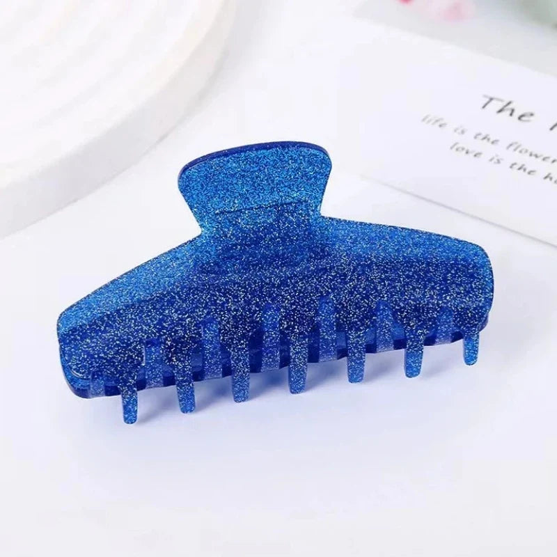 Large Shark Hair Clip – Elegant Vintage Korean Style Claw