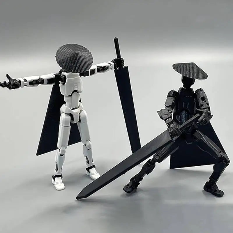T13 Lucky13 3D Printed Multi-Jointed Robot Action Figure