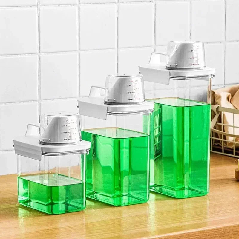 Sealed Storage Container & Detergent Dispenser – 3 Sizes