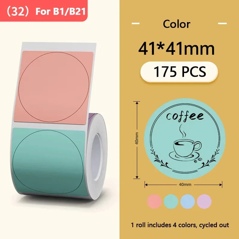 Niimbot Thermal Label Paper Roll | B1 B21 B3S Self-Adhesive