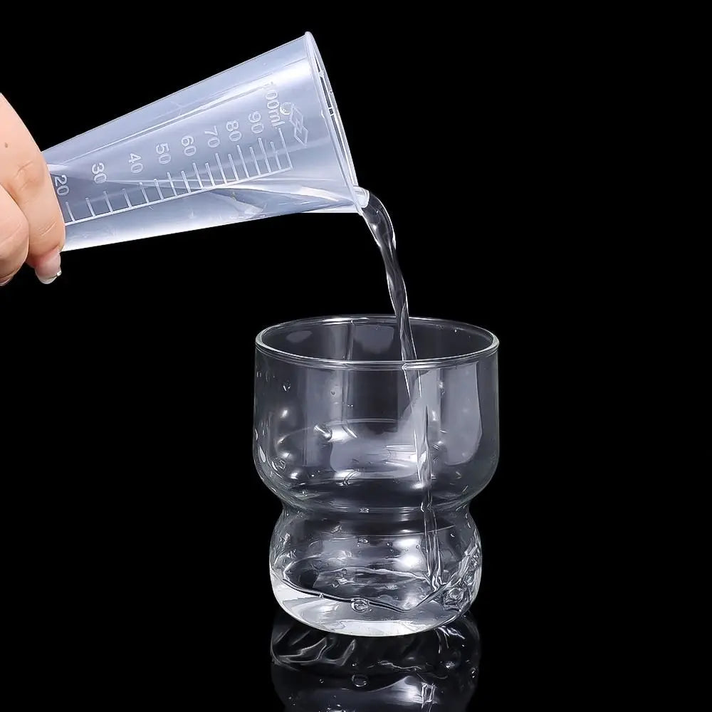 Transparent PP Plastic Measuring Cup 25–500ml | Kitchen Tool