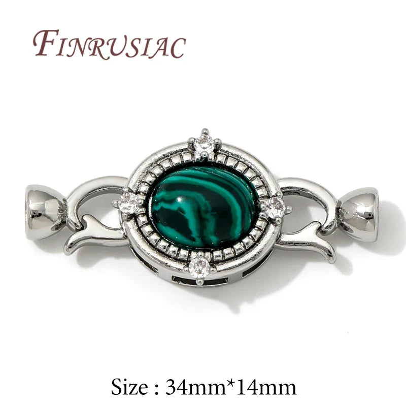 18K Gold Plated Zircon Clasp Connectors – DIY Jewelry Making