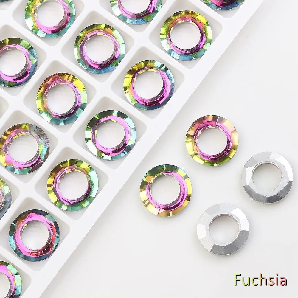 5PCS AB Crystal Round Glass Spacer Beads 14/20mm – DIY Jewelry
