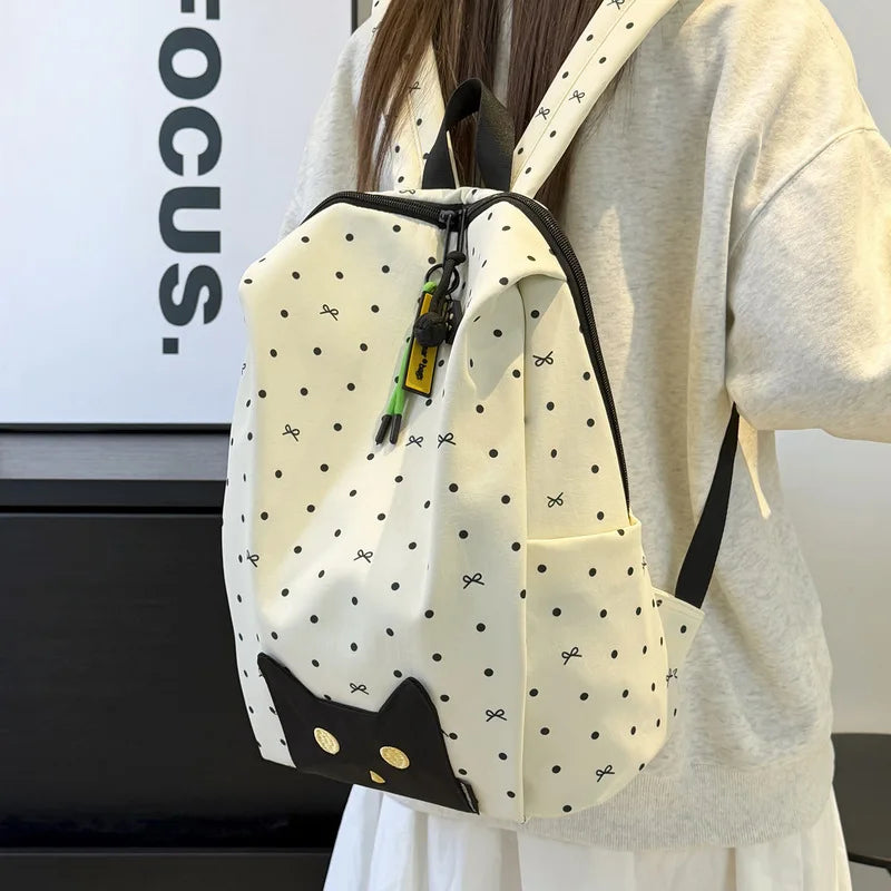 Women's Large Capacity Minimalist Backpack – Korean Style