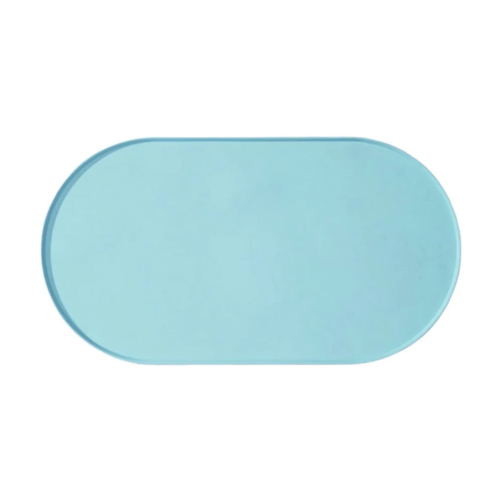 Silicone Pet Food Mat – Waterproof, BPA-Free, Raised Edges