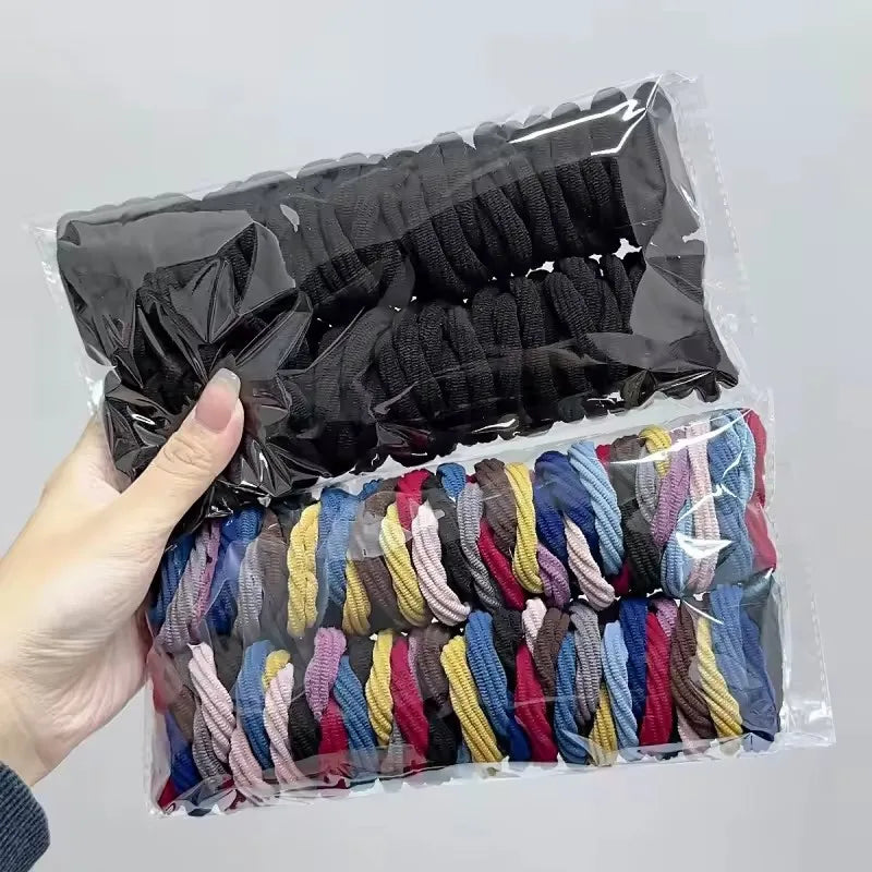 High Elastic Hair Ties – Rubber Ponytail Holders for Women