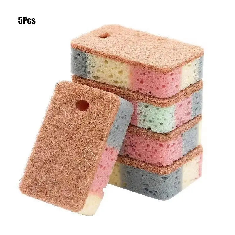 Scratch-Free Dishwashing Sponge Scrub Pads – 1/5/10/20 Pcs
