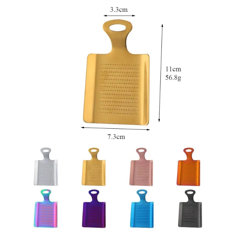 Stainless Steel Ginger Grater & Garlic Grinder Kitchen Tool