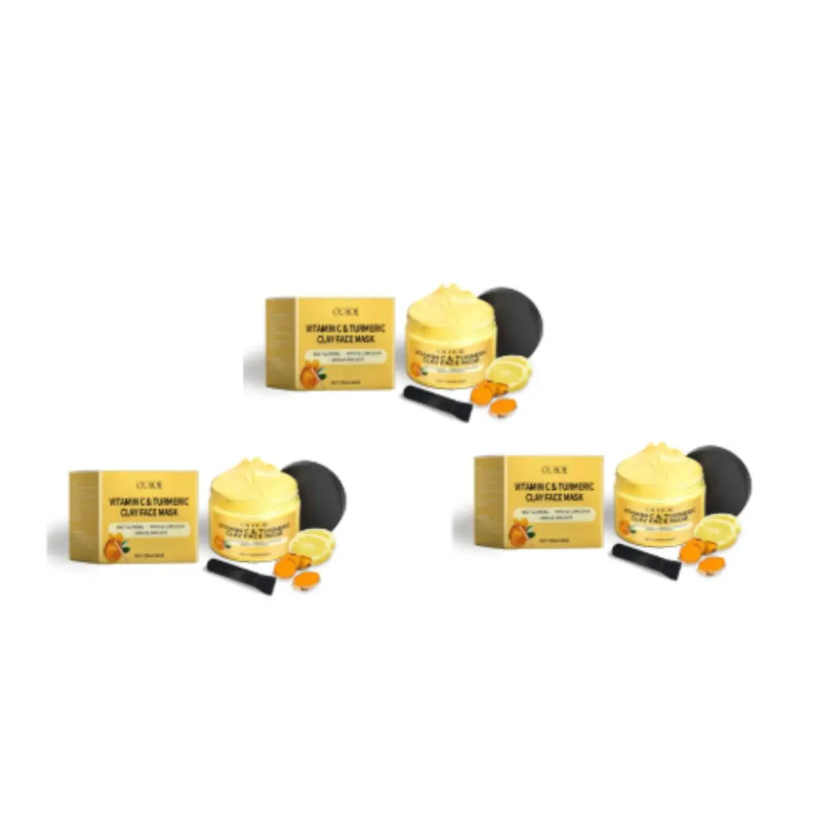 Turmeric Vitamin C Clay Face Mask – Brighten & Deep Cleanse