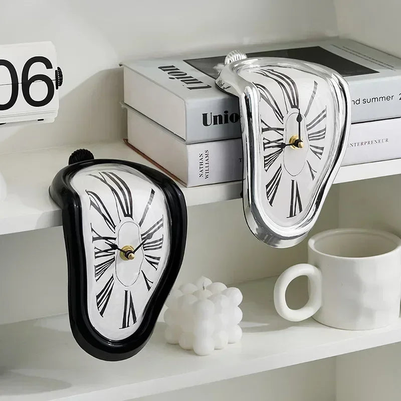 Surreal Melting Wall Clock – Salvador Dali Style Home Décor