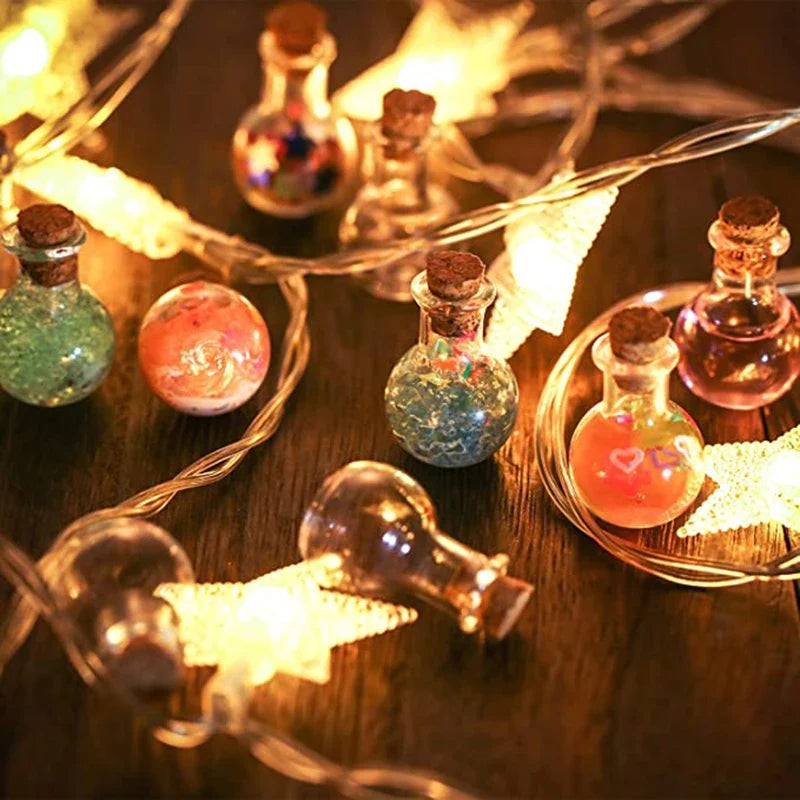 10x Mini Cork Glass Bottles – Tiny Vials for Weddings & DIY