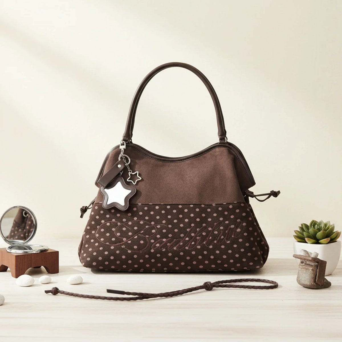 Y2K Leopard Print Tote Bag Large Capacity Women's Shoulder Bag