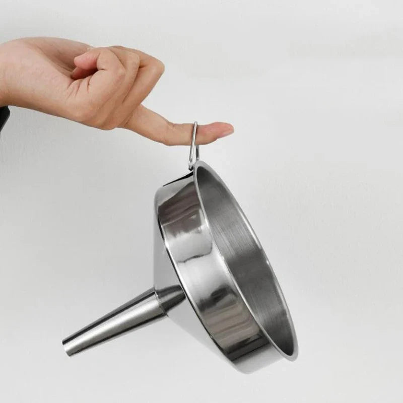 Stainless Steel Wide Mouth Funnel – Canning, Oil & Bar Use