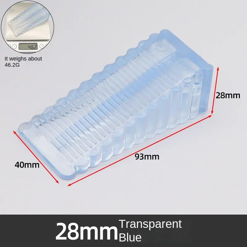 Silicone Door Stop Wedge – No-Drill Rubber Floor Stopper