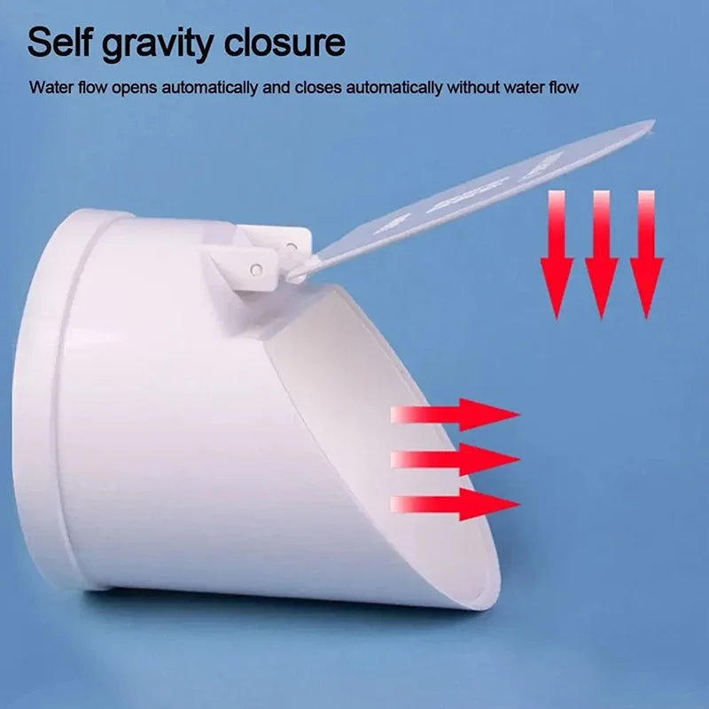 PVC Floor Drain Valve – Anti-Odor Anti-Rat Pipe Cover