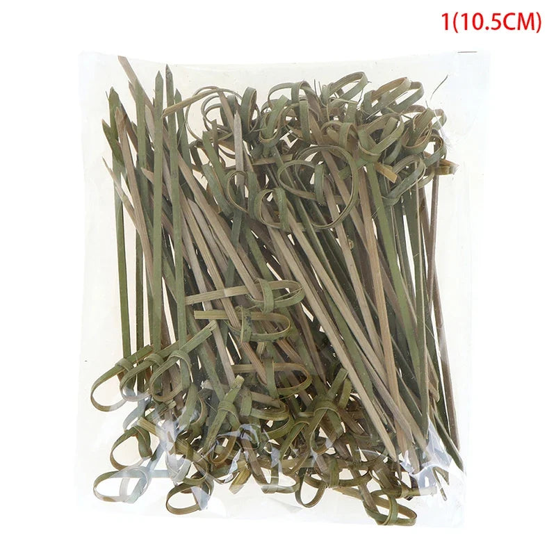 Bamboo Knot Skewers 100/200-Pack – BBQ & Cocktail Picks