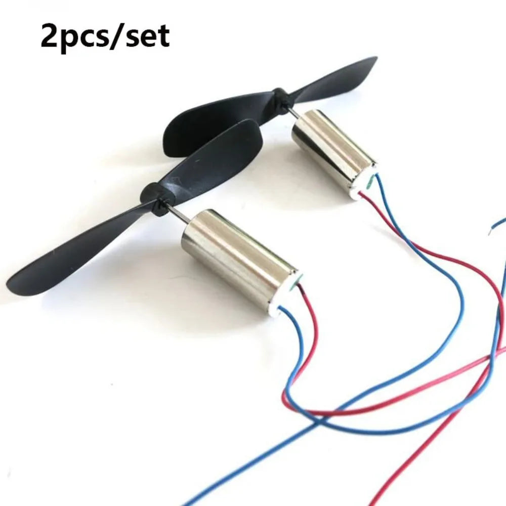 716 Coreless DC Motor with Propeller 3.7–4.2V | 2-Pack