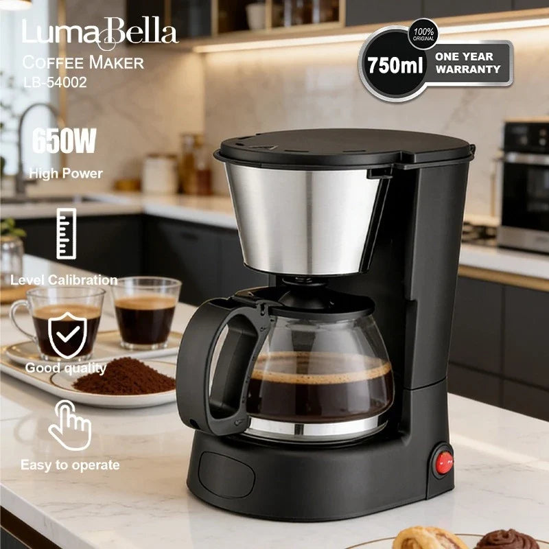 DUTRIEUX Drip Coffee & Tea Maker – Automatic Kitchen Machine