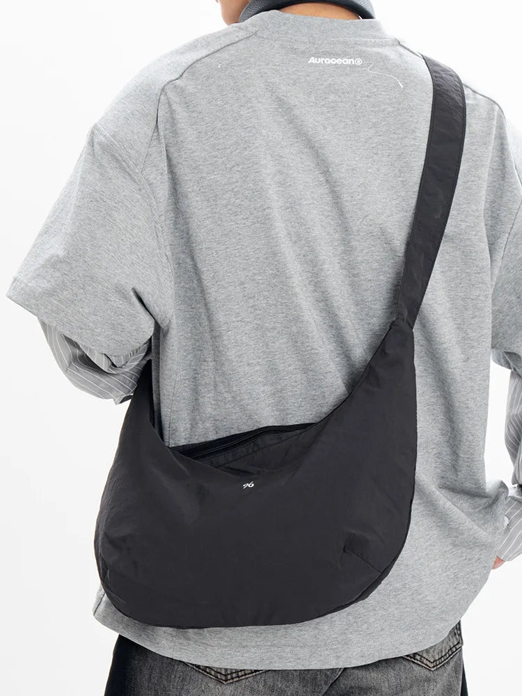 Japanese Nylon Dumpling Bag – Unisex Lightweight Crossbody