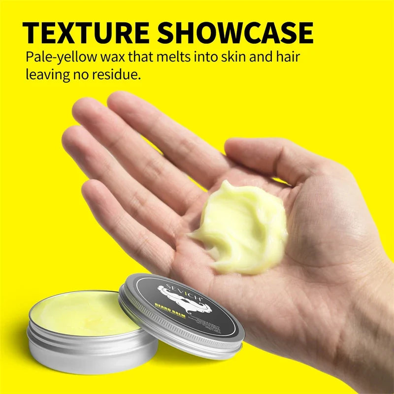 SEVICH Beard Balm for Men – Moisturizing Styling Wax 30g