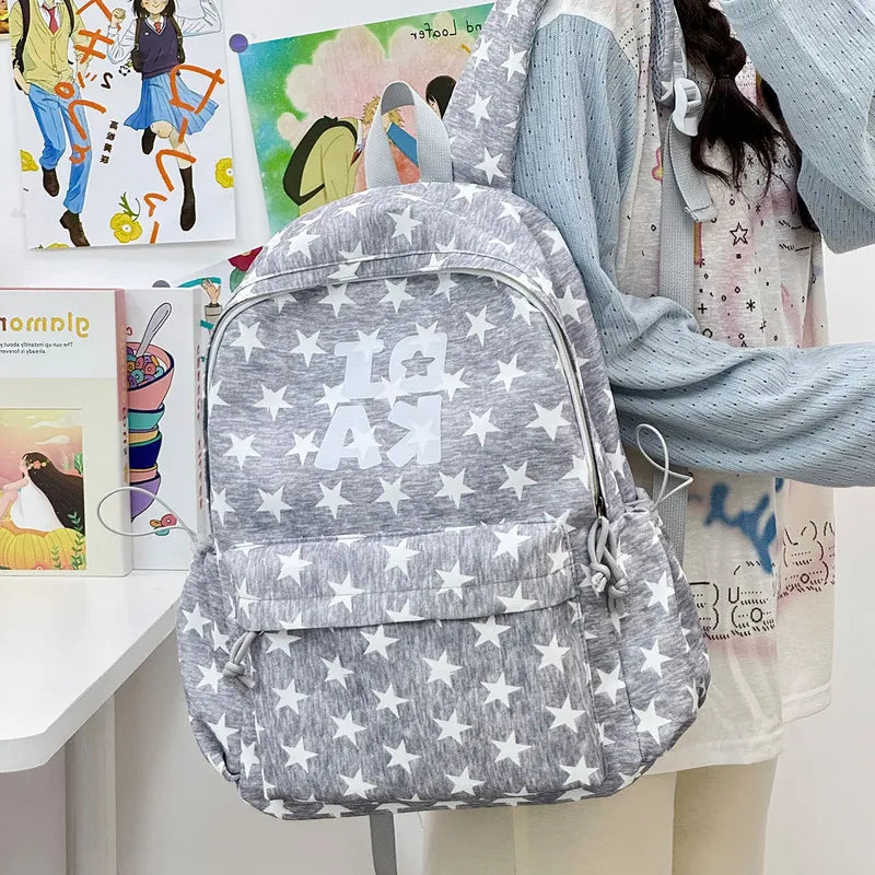 Nixie Canvas Small Backpack – Casual School Bag for Women