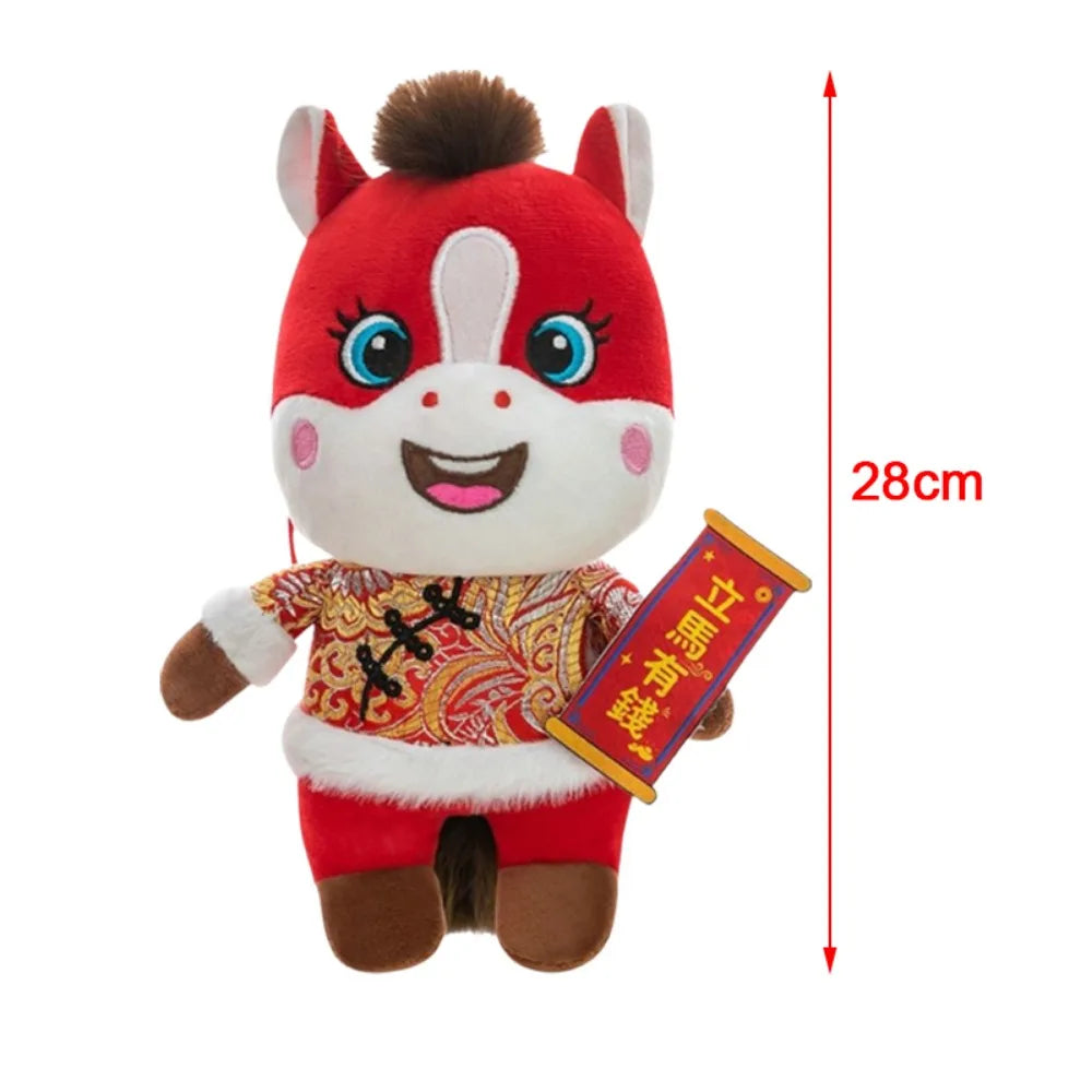 Zodiac Horse Plush Doll – 2026 Chinese New Year Mascot Gift
