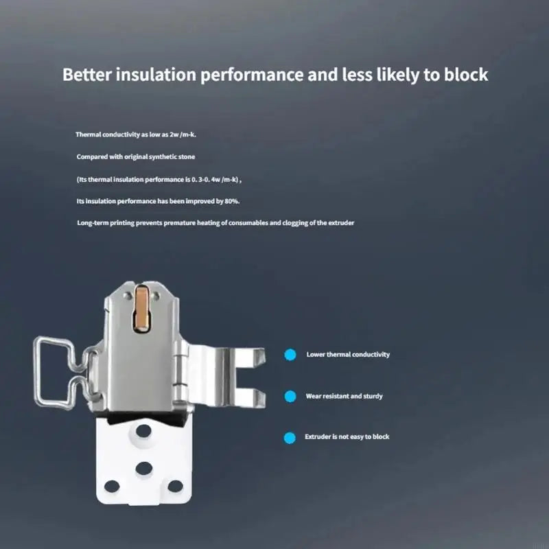 P2S Hot End Heating Assembly for 3D Printers – Aluminum & Ceramic