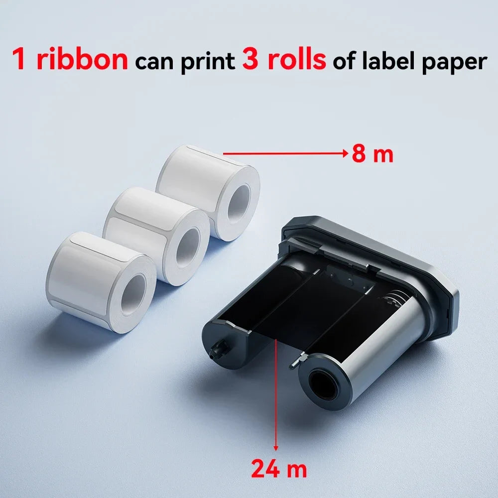 Niimbot M2 Carbon Ribbon 2-Pack | Black Red Gold Blue White