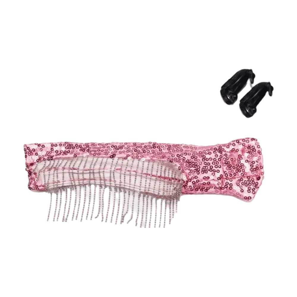 Sequin Evening Gown & Heels Set for 30cm Fashion Dolls
