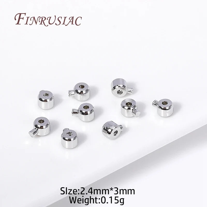 18K Gold Plated Crimp Beads – DIY Jewelry Findings