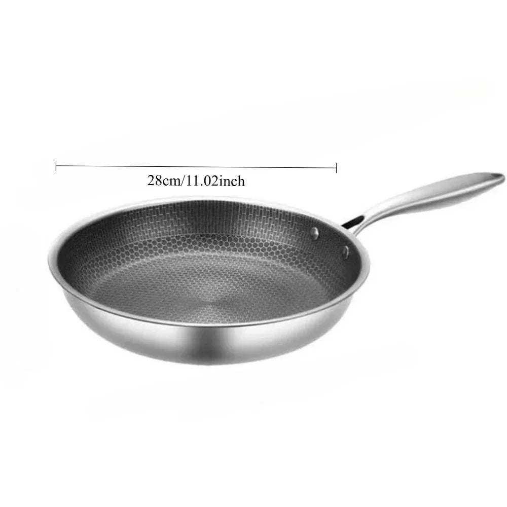 Honeycomb Non-Stick Stainless Steel Frying Pan 26cm | FEB.WIND
