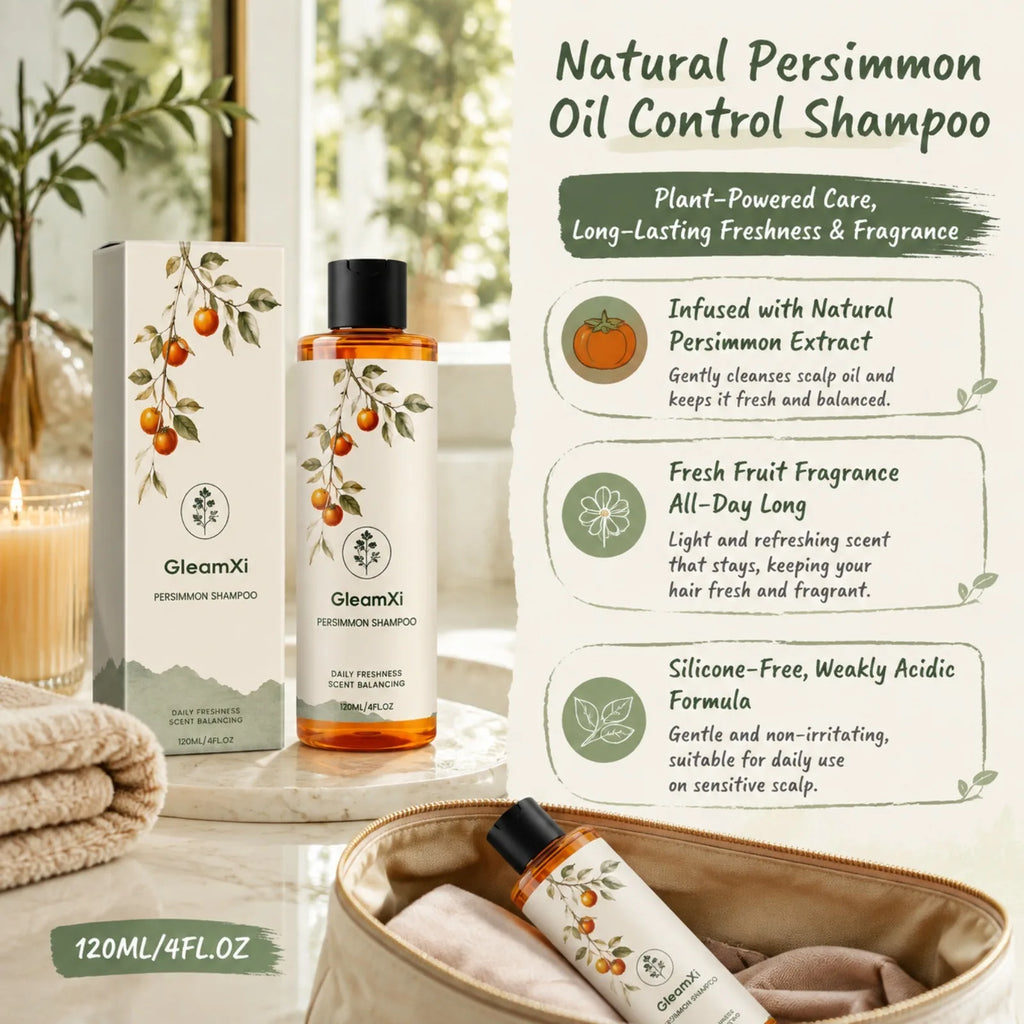 Persimmon Shampoo – Gentle Daily Scalp & Hair Cleanser 120ml