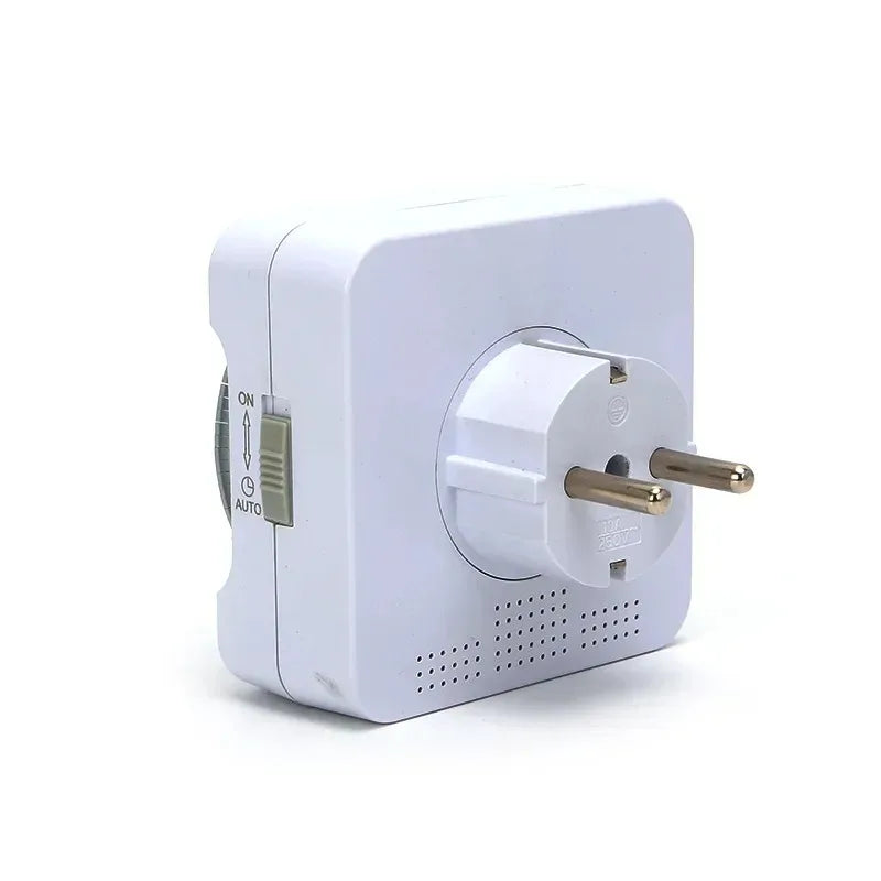 24-Hour Mechanical Timer Switch EU Plug – Auto Power Off Indoor