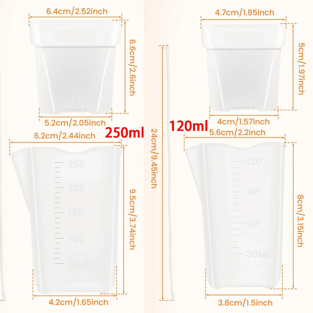 12-Pack Self Watering Plant Pots – Double Layer Nursery Pots