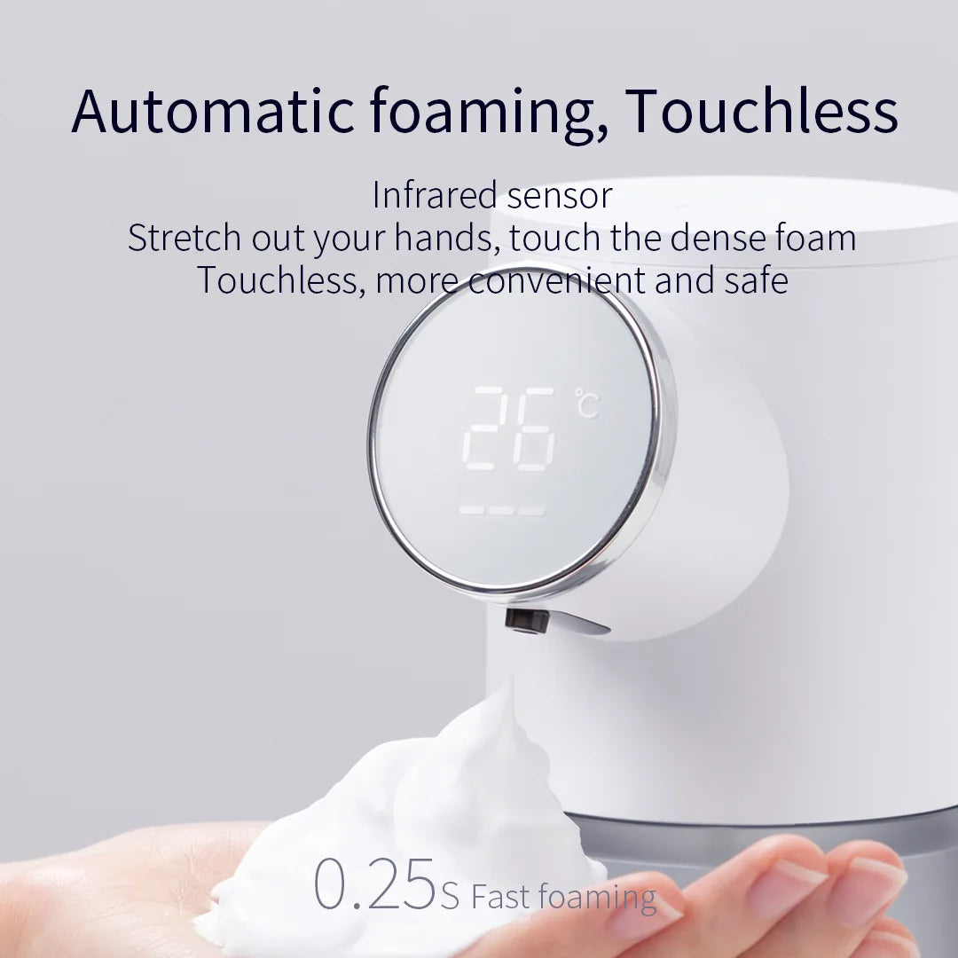 Automatic Foam Soap Dispenser 320ml – USB-C Rechargeable